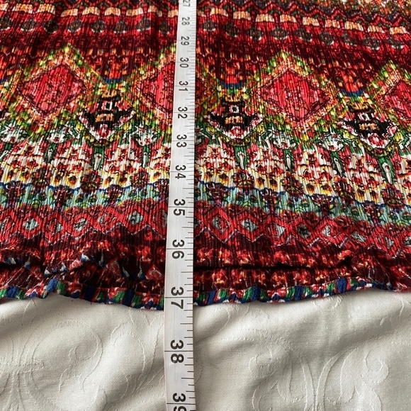 CB Women's Multi-color‎ Boho Pull-on Maxi Skirt Size 3x - Picture 10 of 12